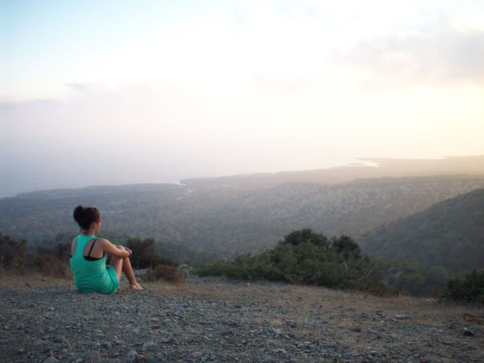Relaxing at the top of the world, Akamas national park great walking and cycling