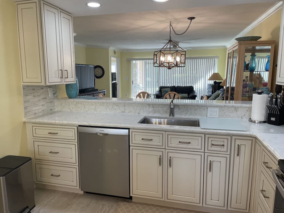 New cabinetry, quartz countertops, Bosch dishwasher!
