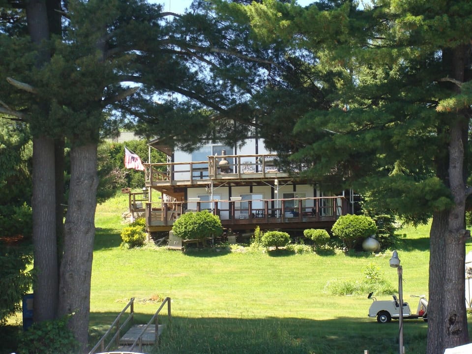 View of the house from the lake