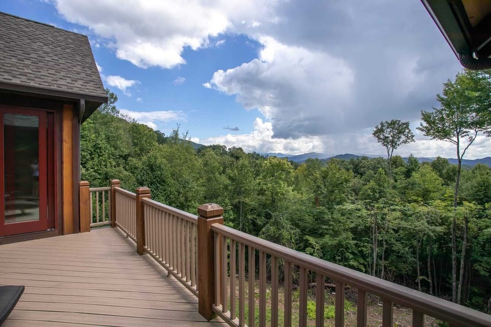 Lots of Deck Space to Relax and Enjoy the Ridgeline Views
