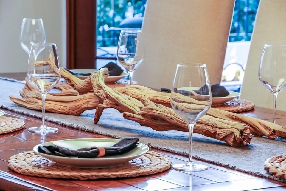 We provide cloth napkins and placemats for formal dinners 
