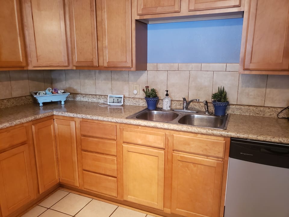 large kitchen, with all you need