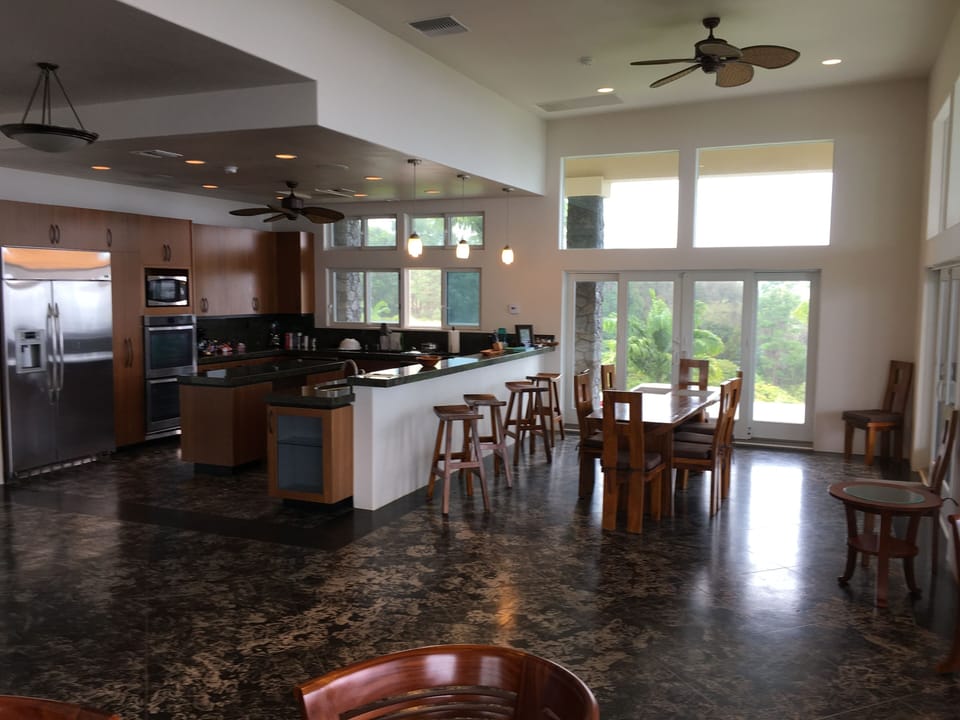 Kitchen and dining area