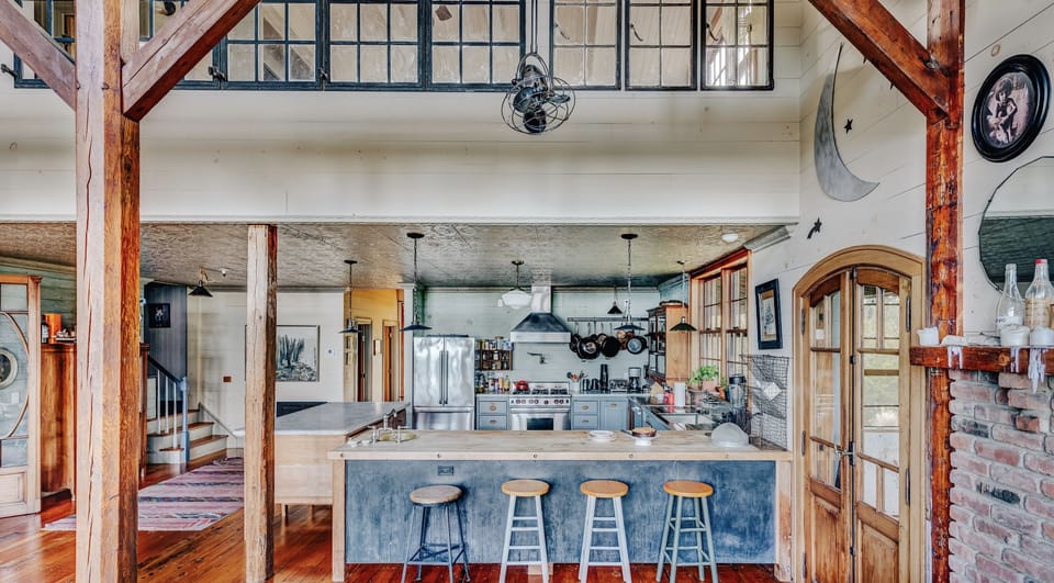 Kitchen from dining room