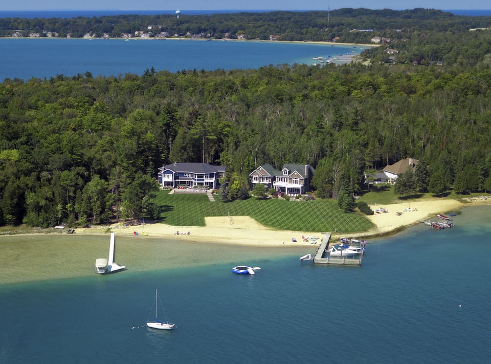 Aerial view of Big Blue

