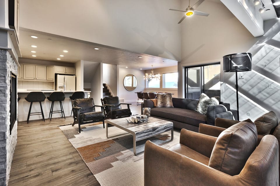 Living Room, Dining Room, Kitchen 