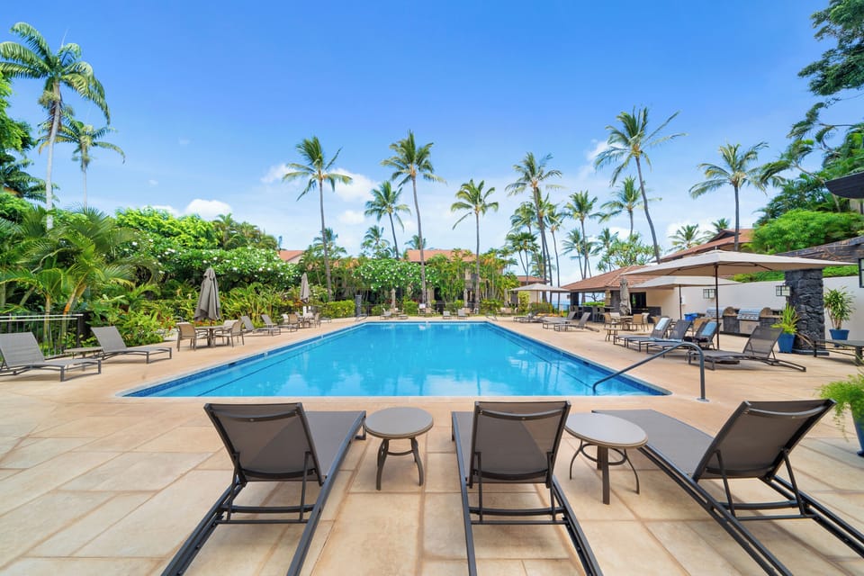 Find peace in our pool area—swaying palms, tropical birds, and quiet swims.