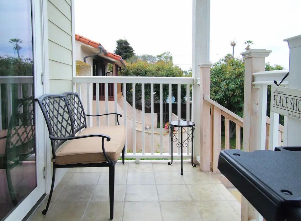 Outdoor balcony for relaxing