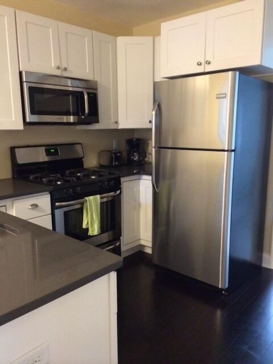 Beautiful stainless steel appliances