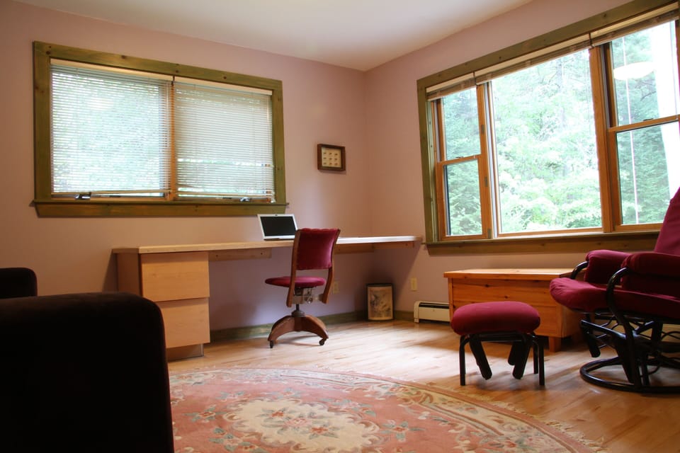 Office provides a quiet room, and fold out sleeper.