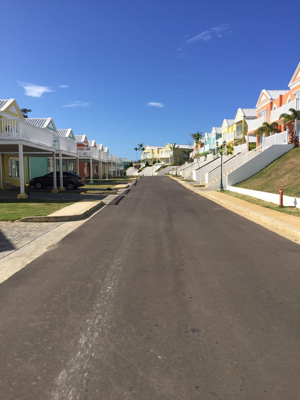 136 Sunset Circle  (yellow structure pictured left)