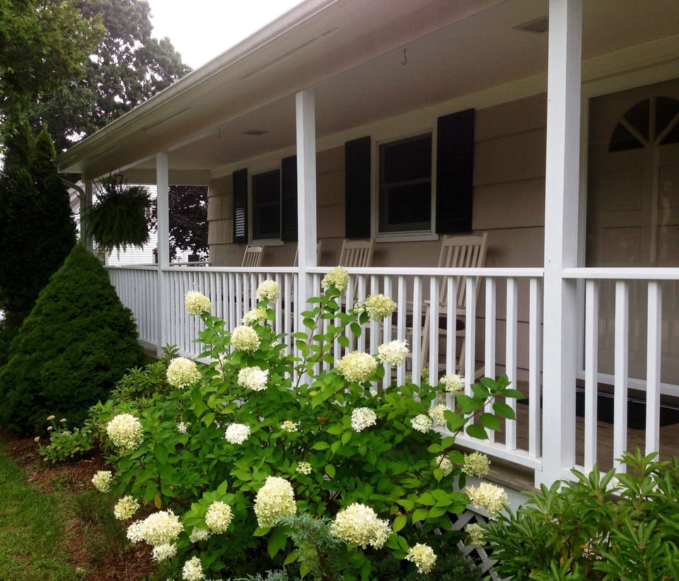 Located in a historic neighborhood with mature landscaping