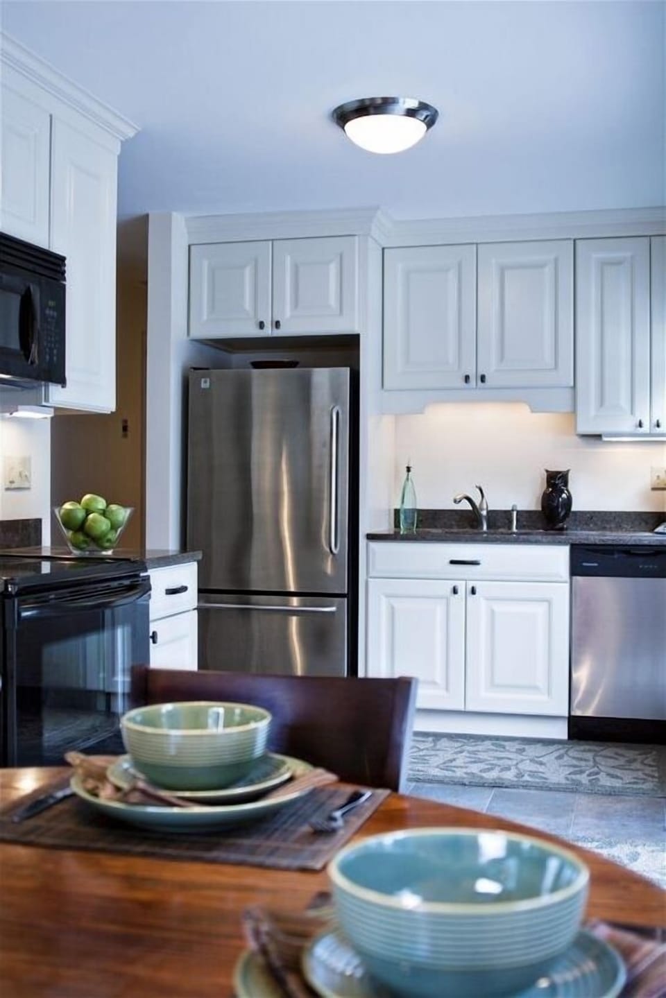 Fully stocked kitchen