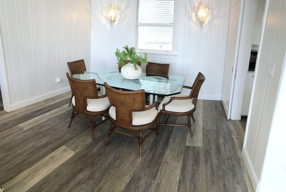 One of two dining areas!