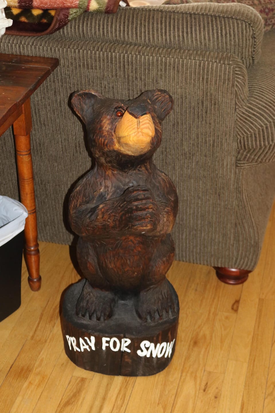 "Pray For Snow" Bear