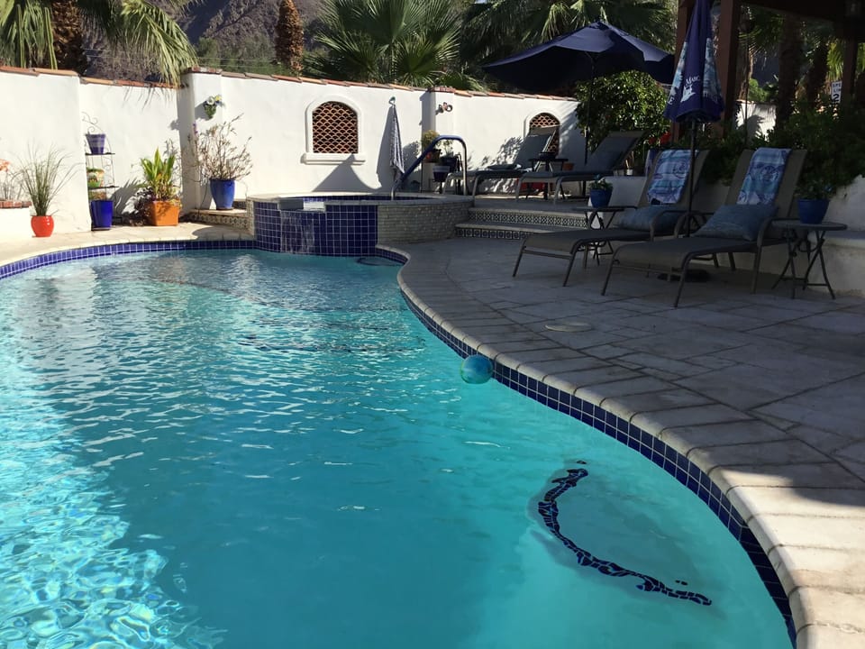 Pool view from deep end