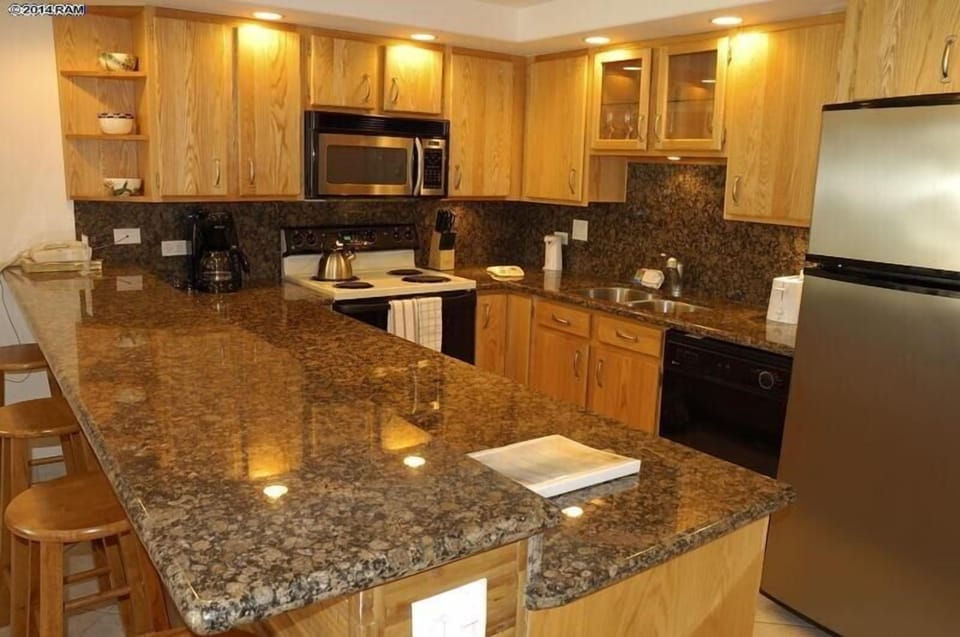 Updated kitchen with lots of storage space