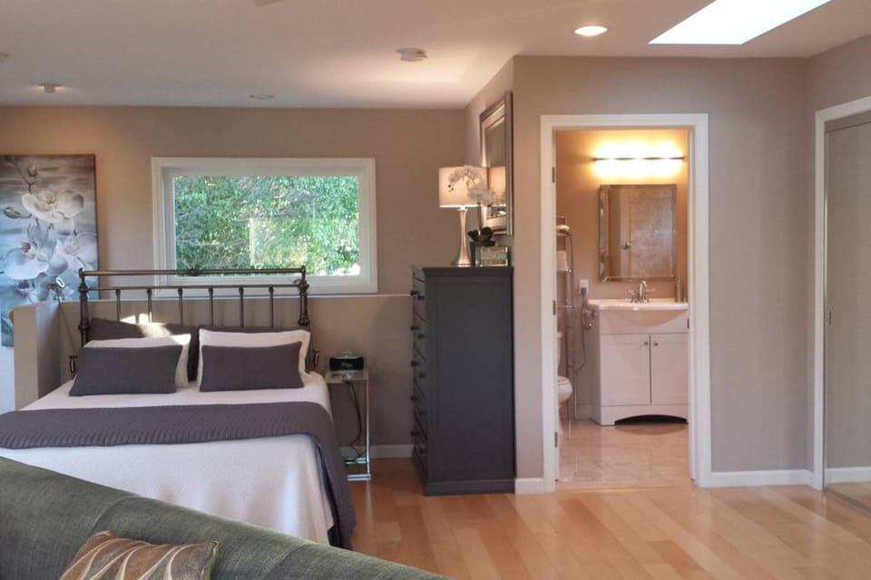Bedroom area with dresser.