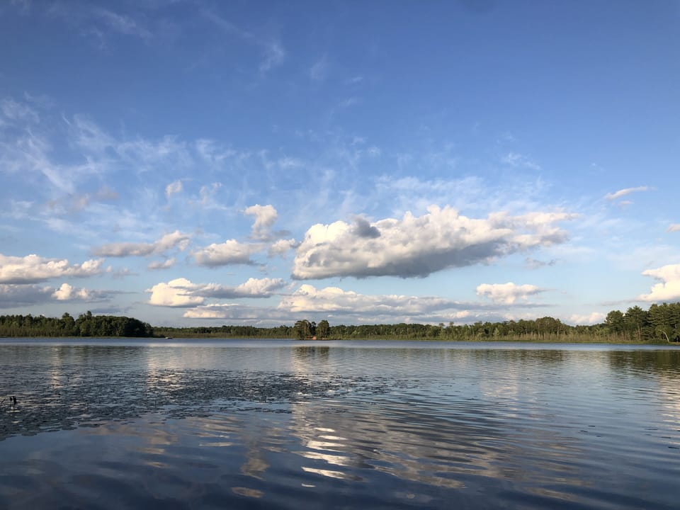 Our view.  Peaceful and serene.  