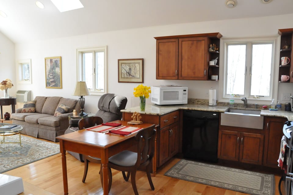 Kitchen and living room