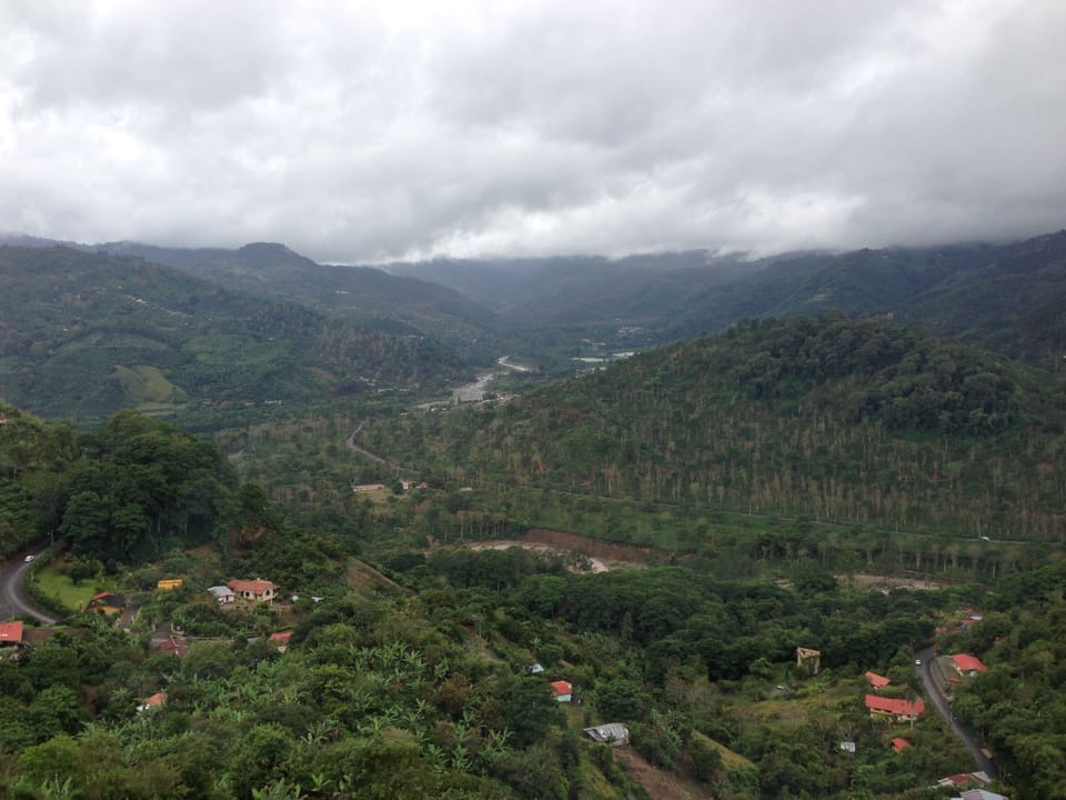 Panoramic view. Far back the Cachi leke