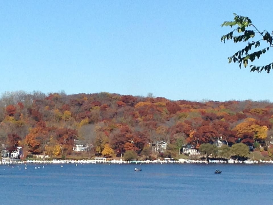 The lake in the fall