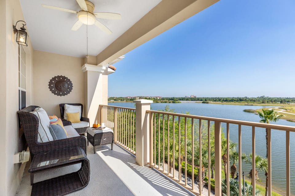 Enjoy outdoor dining with beautiful views