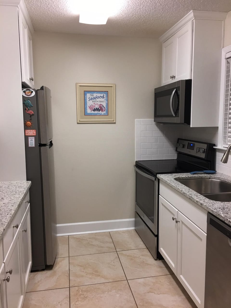 New kitchen installed January 2018. All new appliances, cabinets, and granite. 