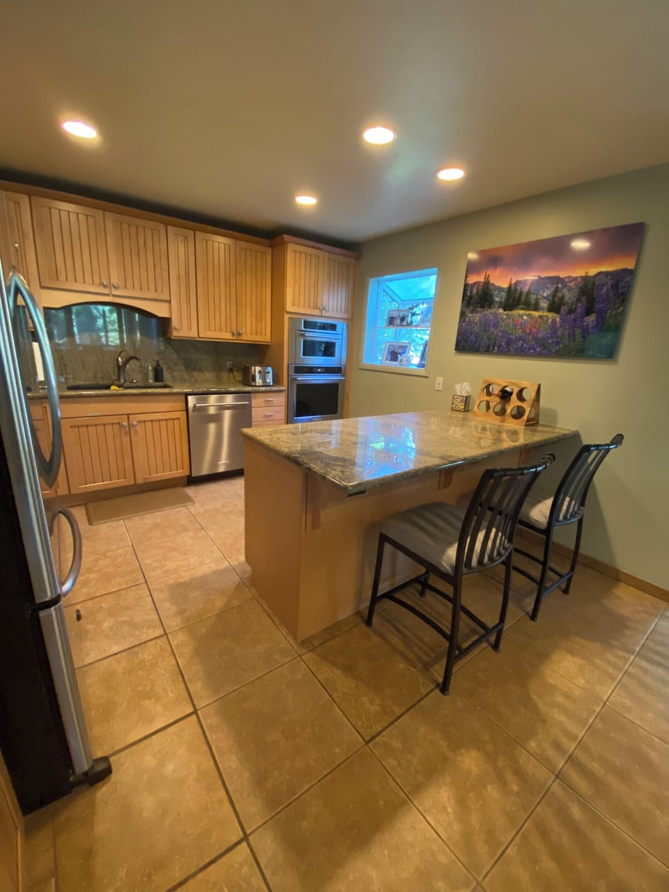 Well provisioned kitchen