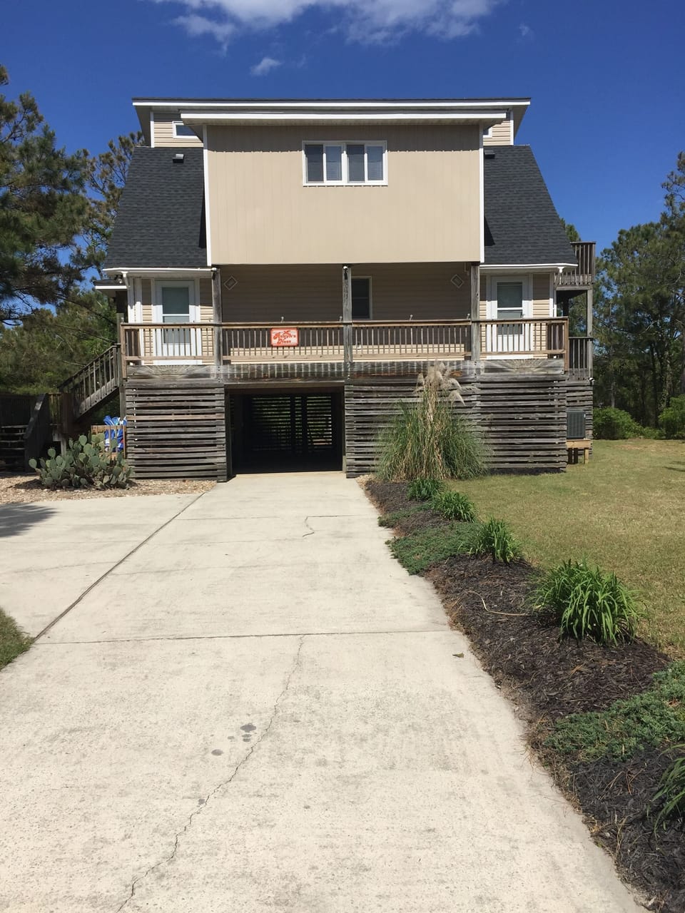 Front view from Corolla Drive.