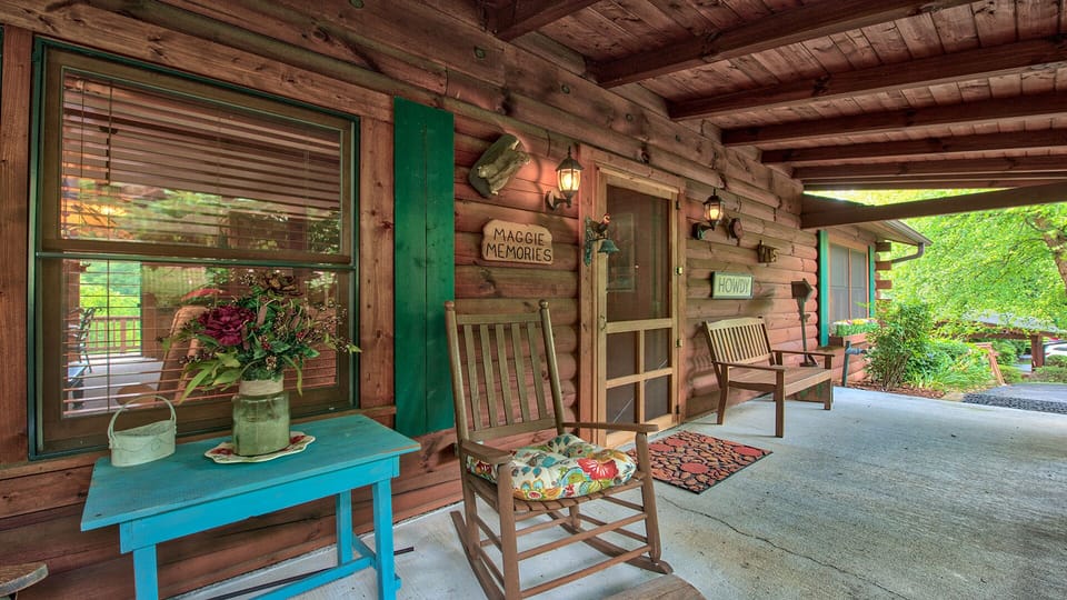 Amazing Covered front porch on entry level for all to enjoy.
Easy access/paved