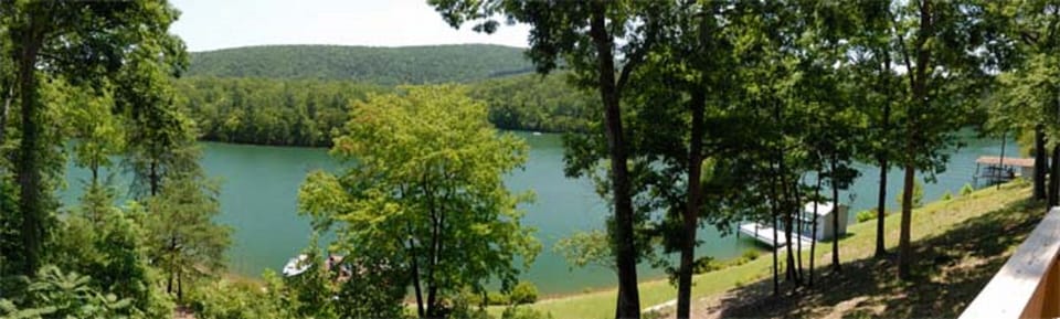 Wow!!!  Panoramic 180 degree view from deck