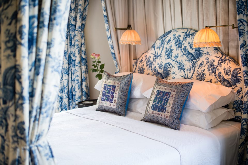 Sumptuous lavish linens and furnishings