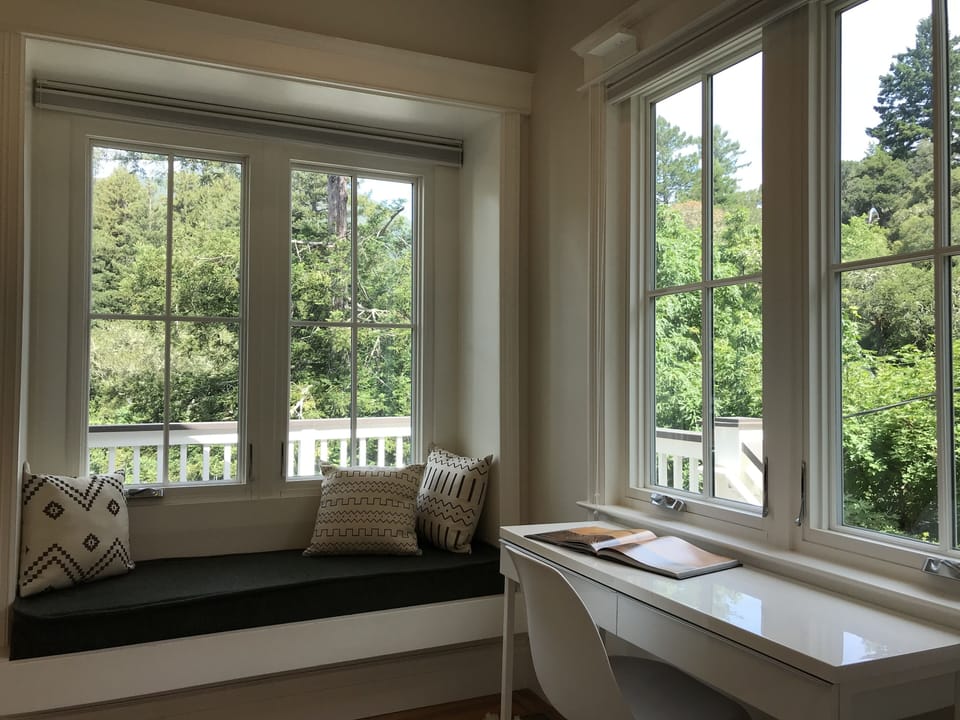 Bedroom I: Desk area with wonderful views.  Windows have blackout shades.