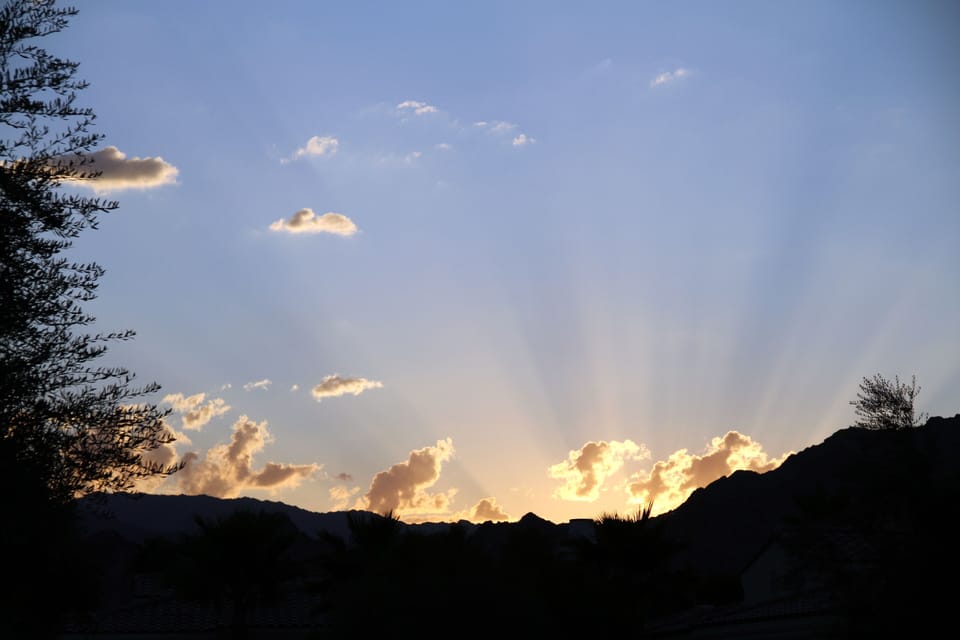 Beautiful sunsets in Puerta Azul