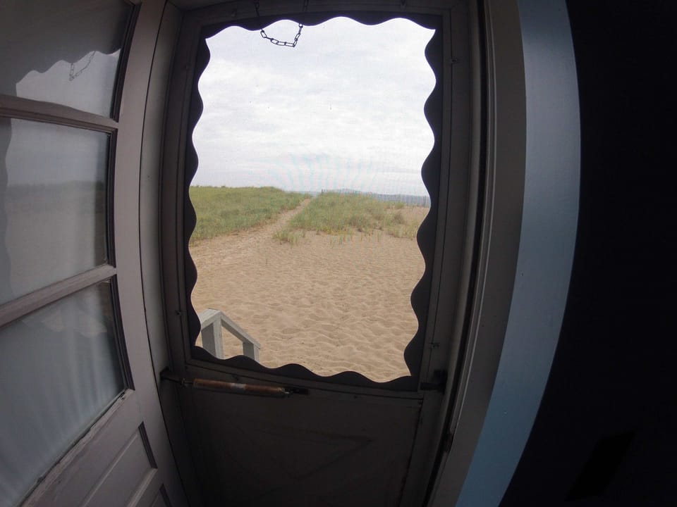 You can't live much closer to the beach than this!