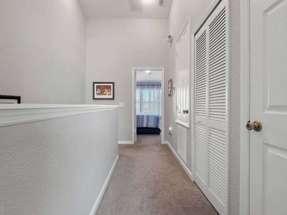Upstairs with Washer and dryer