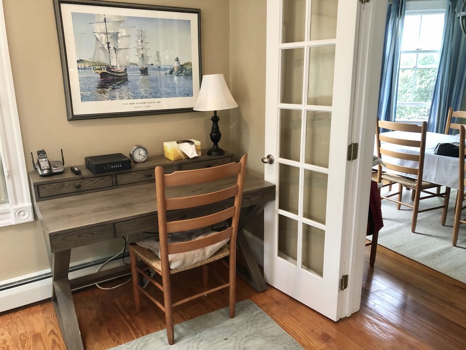 Desk in family room