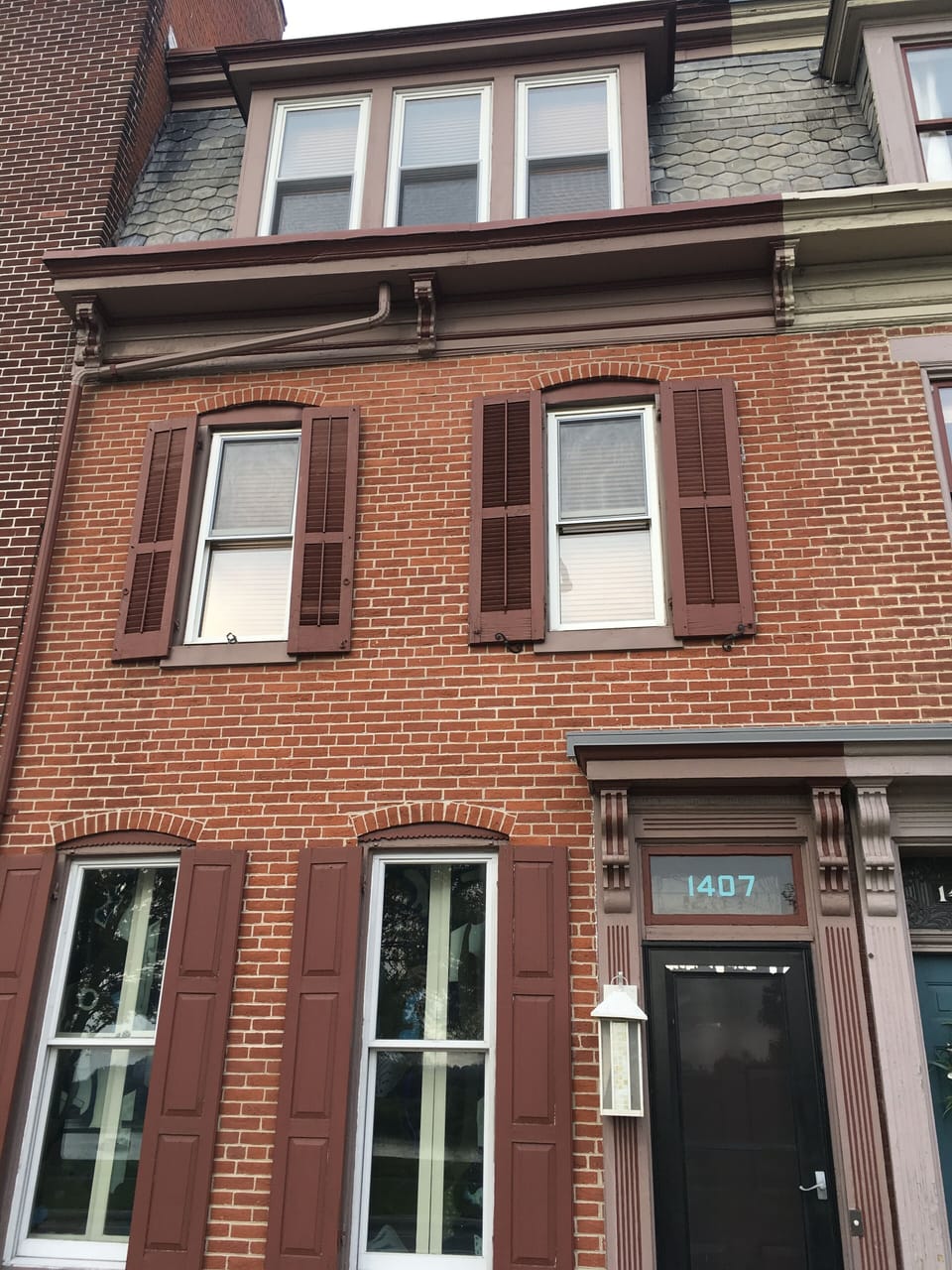 Outside front of house 