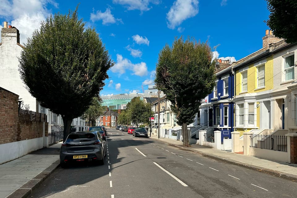 The street view.