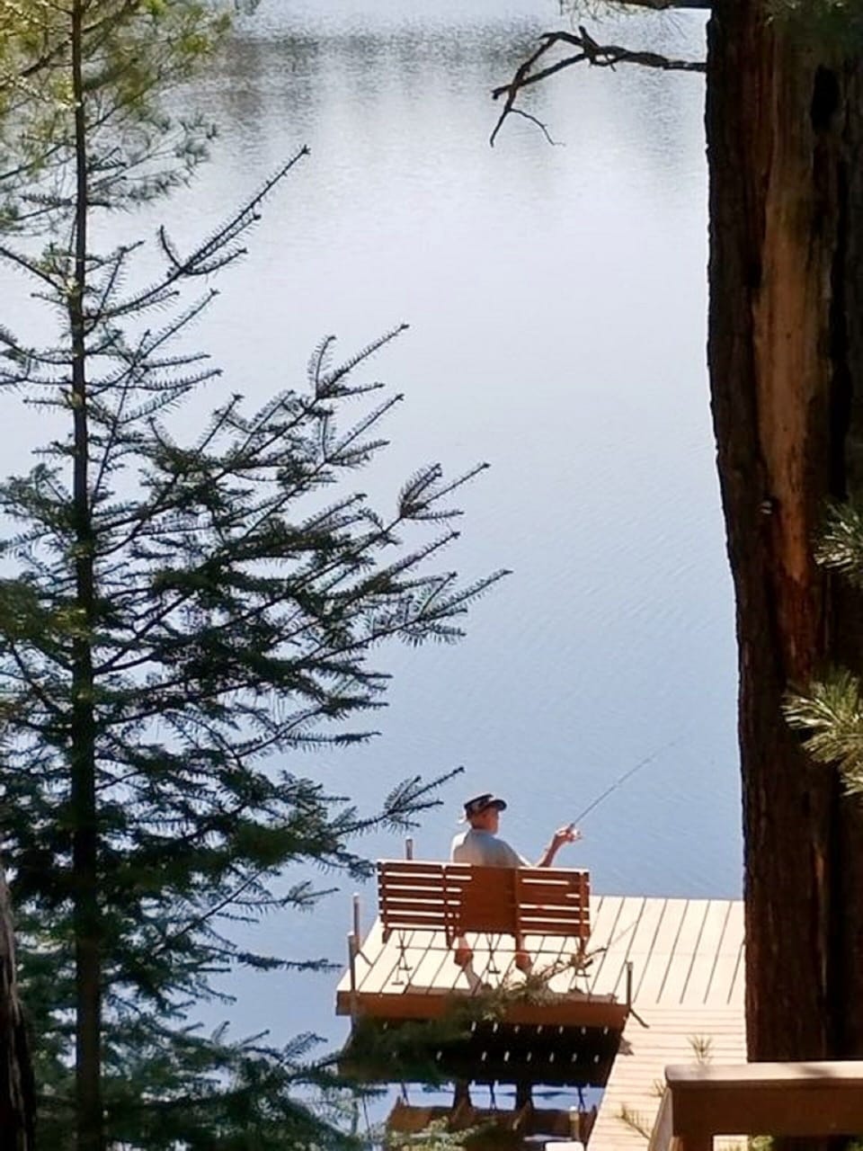 Great fishing right off the pier!
