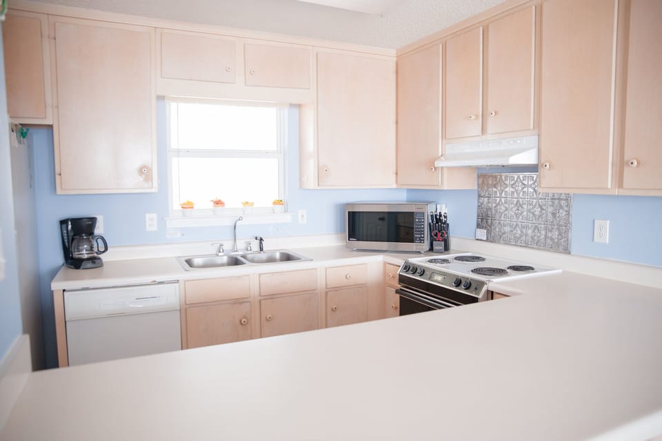 Cook a feast in Almost Heaven's well appointed kitchen.