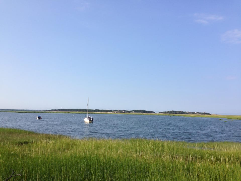 View of beach in front of the house
