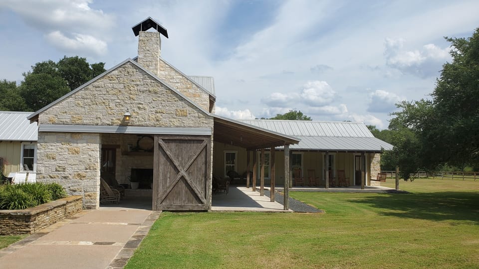 Stone  Farmhouse side view
