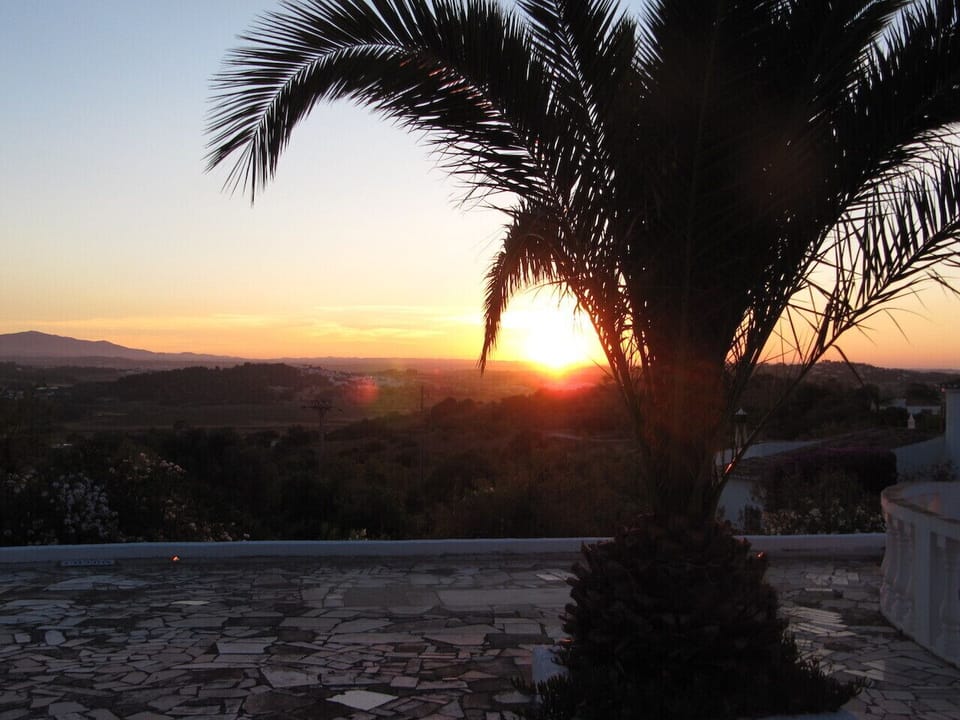 Evening view of the sunset.