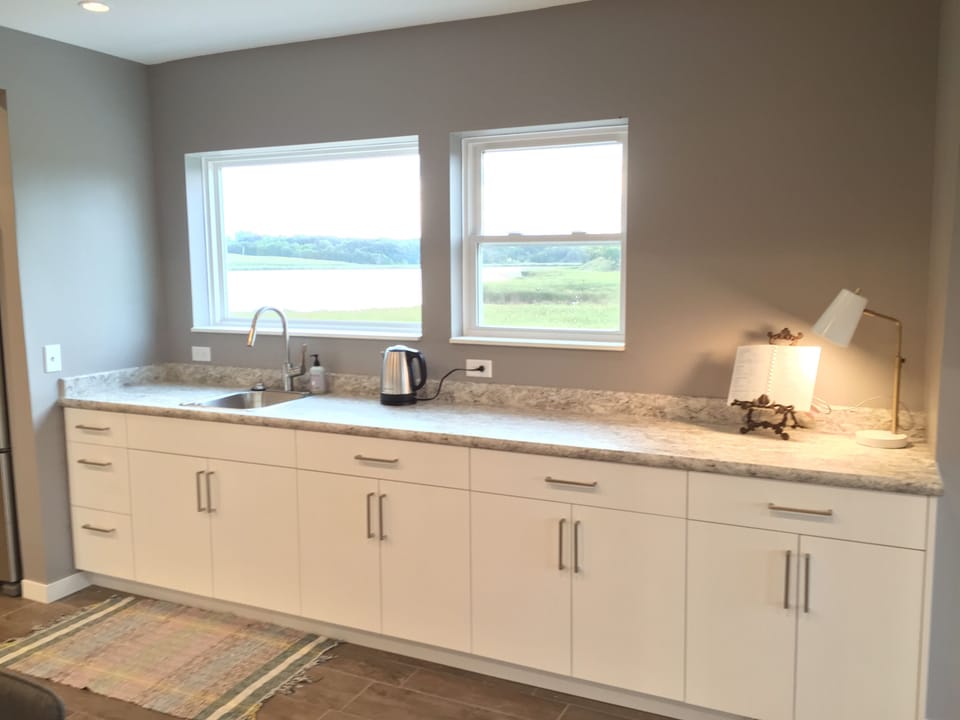 Lots of counter space for cooking & canning. Come & enjoy this wonderful kitchen