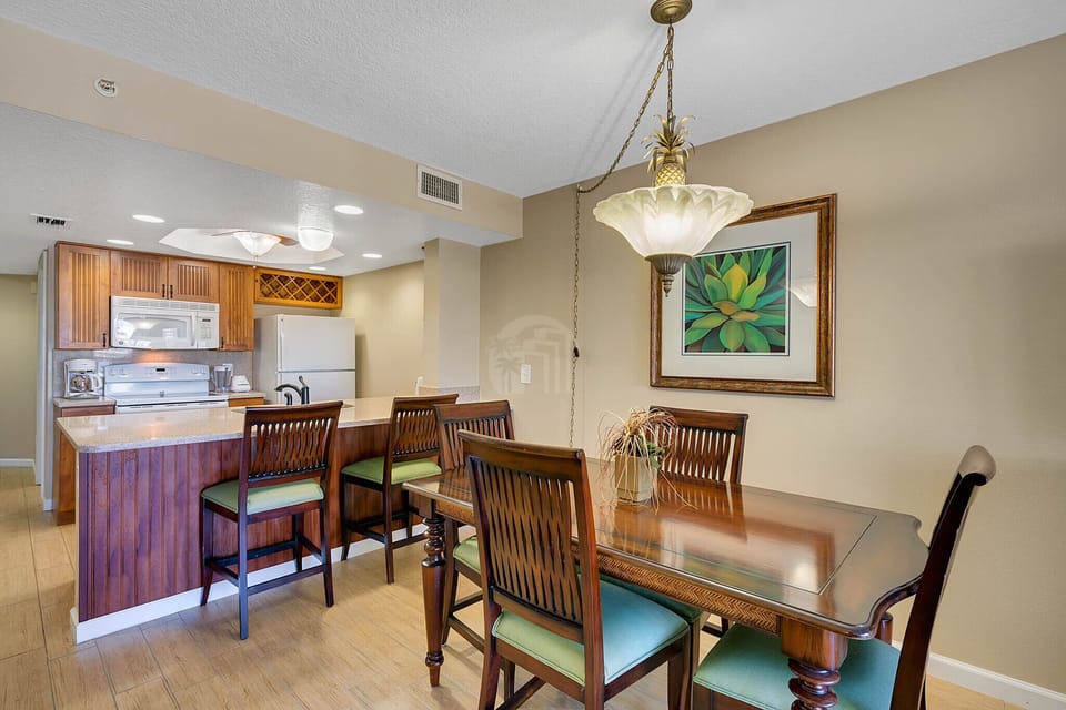 Separate dining area