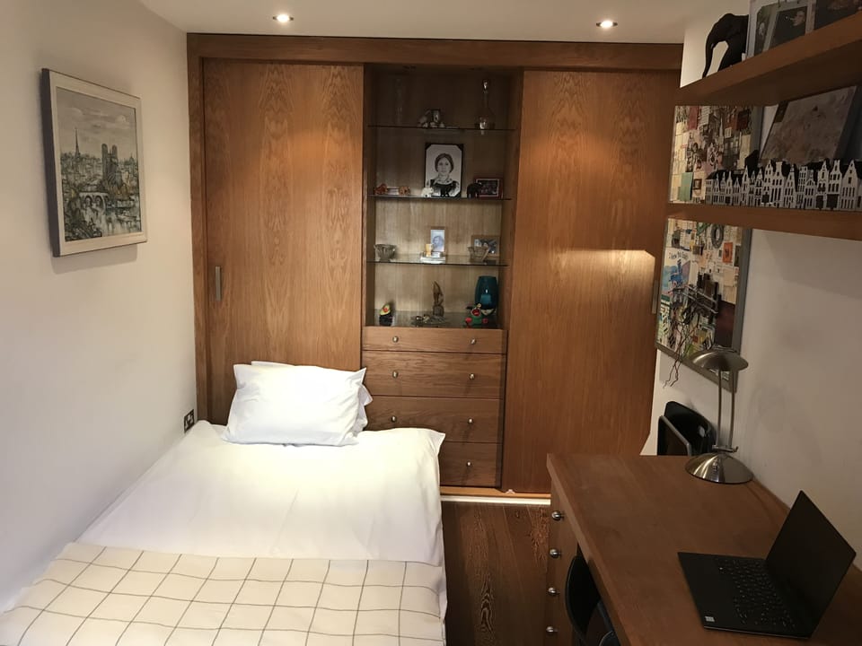 The second bedroom, which could double as an office