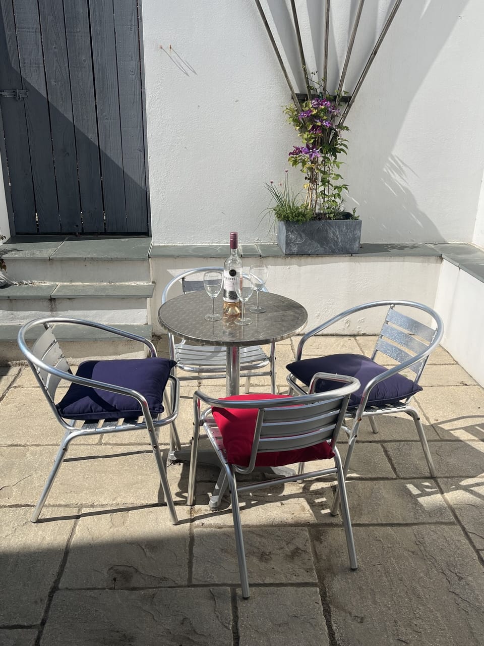 Rear patio