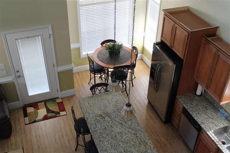 View Of Kitchen From Upstairs
